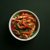 Лапша с курицей по японски в Wasabi