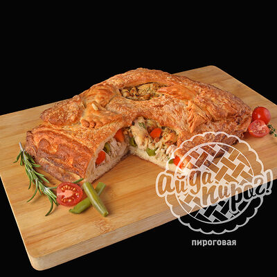 Пирог с мясом и овощами в АйДаПирог по цене 900 ₽