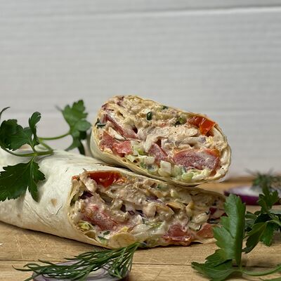 Шаверма в лаваше Мексиканская в Мясо на мангале по цене 320 ₽