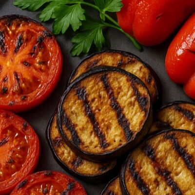 Помидоры на мангале в Ресторан Бигджо по цене 160 ₽
