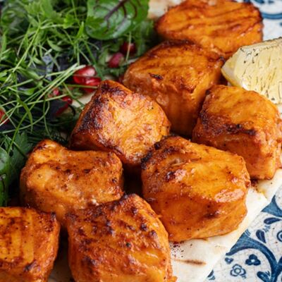 Шашлык из лосося большой в NANA Pirveli по цене 2280 ₽