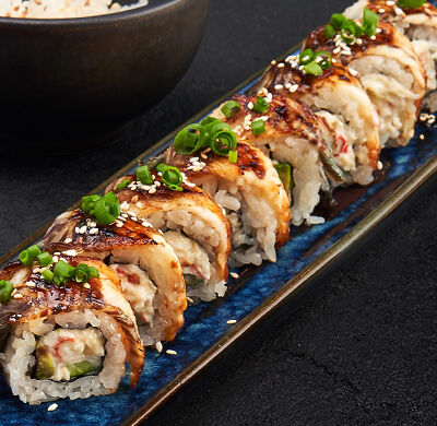 Ролл Lion King с угрем в Mojo по цене 690