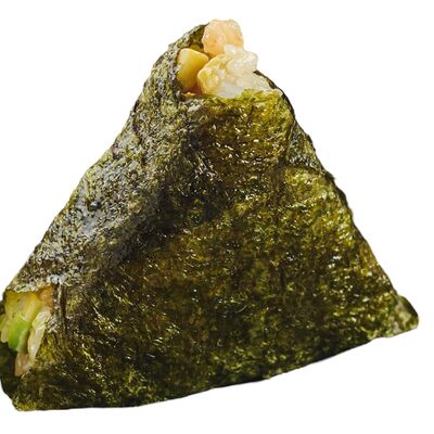 Онигири с креветкойв Мушу по цене 455 ₽