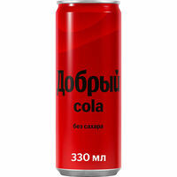 Добрый Cola без сахара газированный в Unit