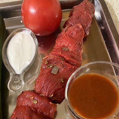 Шашлык из говядины в Кафе марьям по цене 400 ₽