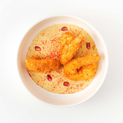 Сациви с креветками в Saperavi Cafe по цене 549 ₽