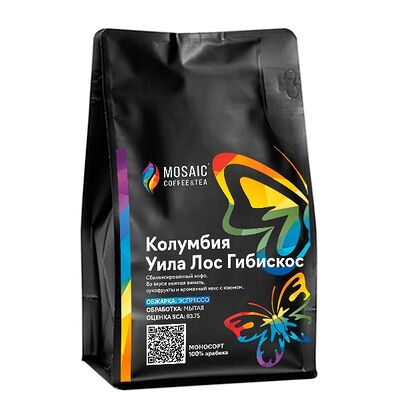 Кофе Колумбия Эксельсо, обжарка под эспрессо в Mosaic Coffee & Tea по цене 749 ₽