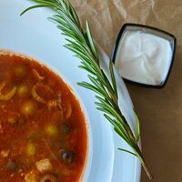 Мясная похлебка (солянка) в La Costa