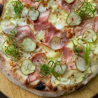 Шаньга с картофелем, беконом и сыром в Seven