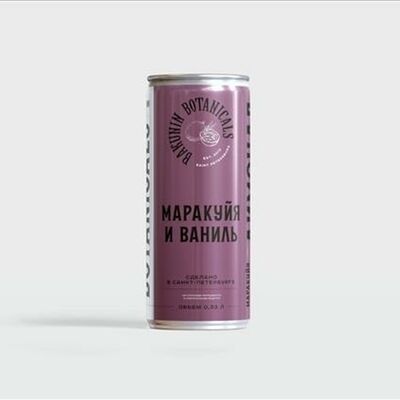 Лимонад «BAKUNIN BOTANICALS»Маракуйя и ваниль в Fila по цене 240 ₽