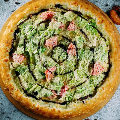 Цезарь-пицца в Tasty по цене 1150 ₽