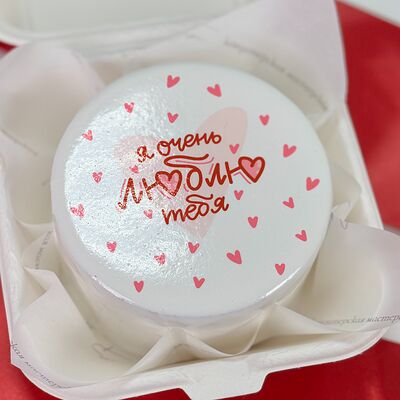 Бенто-торт Люблю тебяв Tort4u по цене 1590 ₽