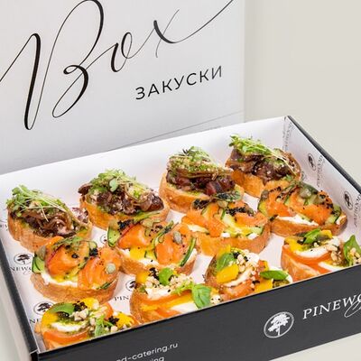 Брускетты в Pinewood catering по цене 3190 ₽