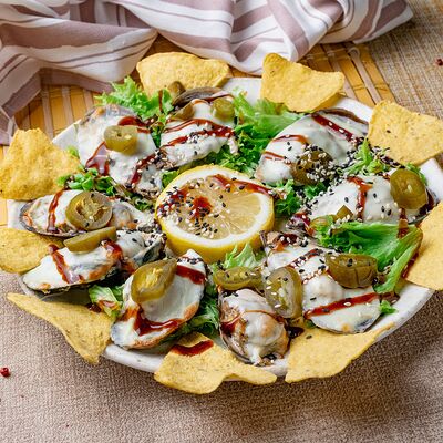 Мидии запеченные в Бурито по цене 1300 ₽