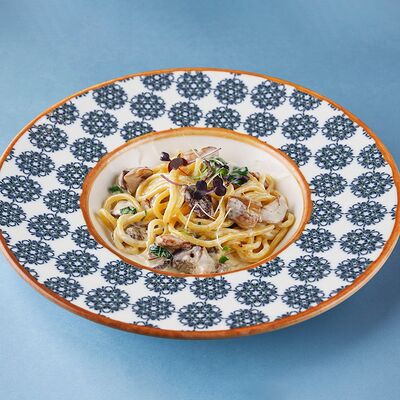 Паста с белыми грибамив Рыба моей мечты по цене 1590 ₽