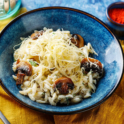 Паста Орзо с грибами в Греки здесь по цене 740 ₽