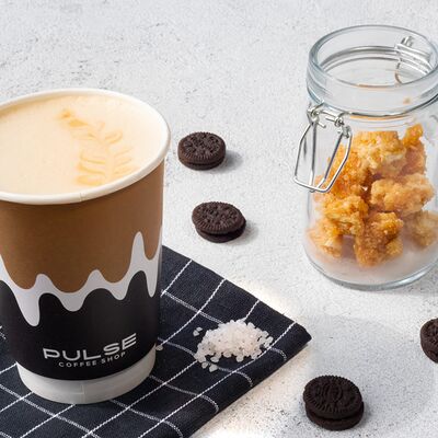 Соленая карамель в Pulse coffee по цене 200 ₽