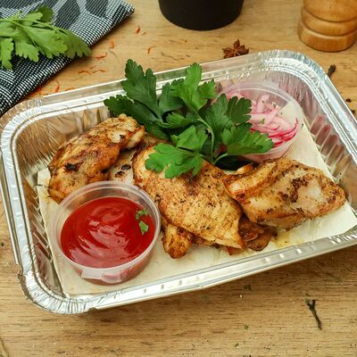 Шашлык из филе куриного бедра в Про.Мясо по цене 550 ₽