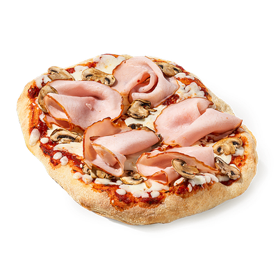 Пицца с ветчиной и грибами в Ростерхит по цене 680 ₽