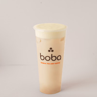 Зеленый чай L с сырной пенкой в Boba Tea