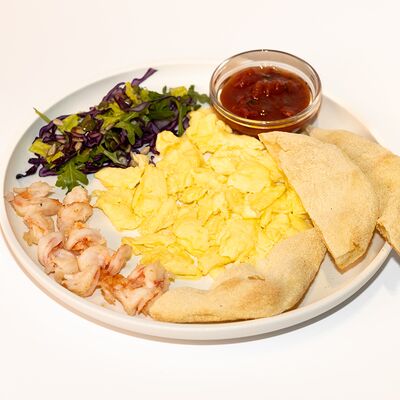 Скрембл с креветкой в Pizzayolo по цене 645 ₽