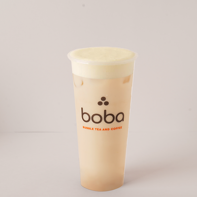 Зеленый чай L с сырной пенкой в Boba Tea по цене 480 ₽