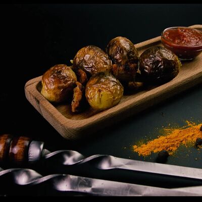Картошка на мангале в Вкус огня по цене 290 ₽