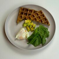 Вафля цукини с лососем в Месса Ересь