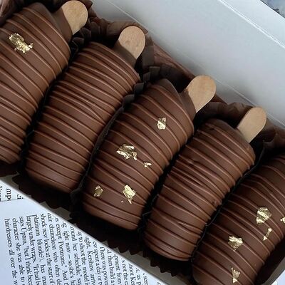 Набор бананов в шоколадев Kissberry по цене 1200 ₽