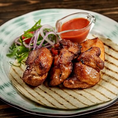 Шашлык из свиной шейкив Гастробар Феллини по цене 680 ₽