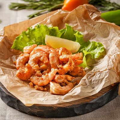 Креветки жареные в Кроко конди по цене 320 ₽