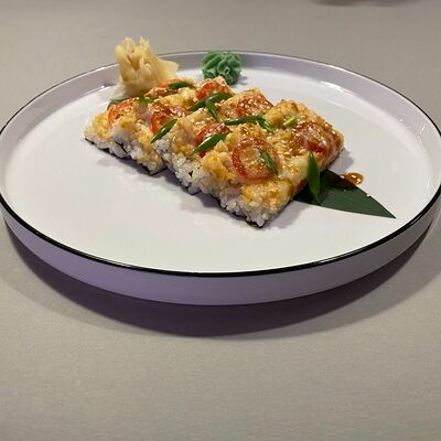 Суши-пицца с креветкой в Кукумбер по цене 360