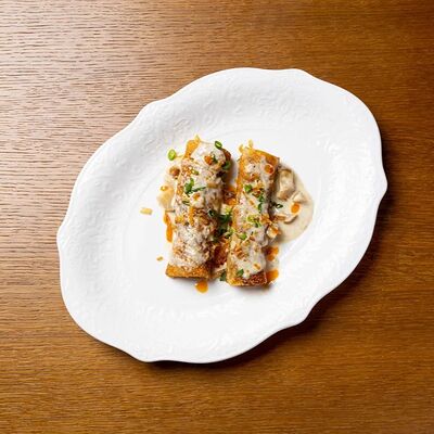 Блины с мясом и грибами в Tutta La Vita по цене 750 ₽