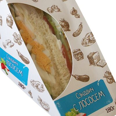 Сэндвич с лососем в Mr.Black по цене 310 ₽