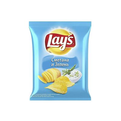 Чипсы Lays Сметана и зелень в Буфет Локомотив по цене 120 ₽