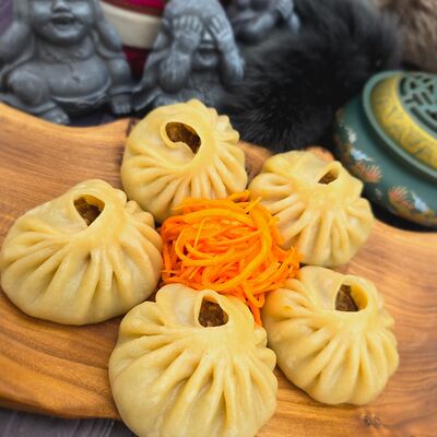 Буузы классические Свинина-говядина в БуузМэн по цене 140 ₽