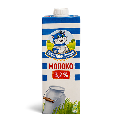 Молоко 3,2% Простоквашино в Кухня на районе по цене 169 ₽