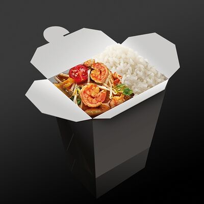 Том-ям с цыплёнком, креветками и рисом басмати в Большой ФО по цене 319 ₽