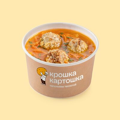 Суп с фрикадельками в Крошка Картошка по цене 335 ₽