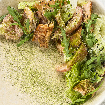 Салат с лососем горячего копчения в Unity по цене 490 ₽