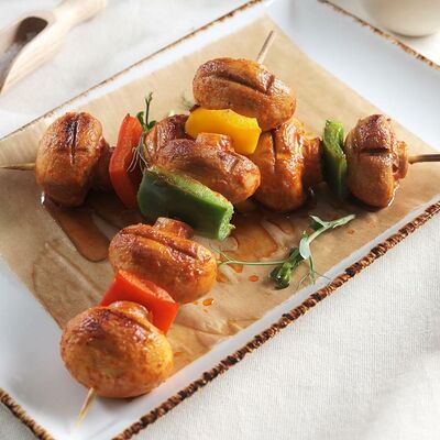 Шашлычок из шампиньонов с болгарским перцем в Кавказ по цене 240