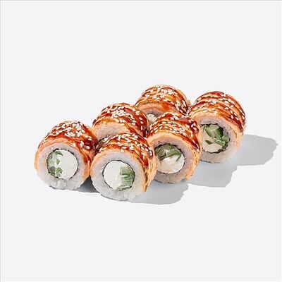 Унаги и опалённый лосось в Много лосося по цене 805 ₽