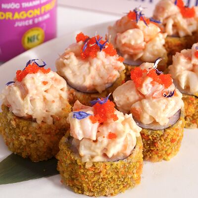 Темпура-ролл с креветкой спайси в Держи рыбу по цене 1200 ₽