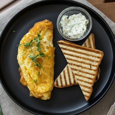 Омлет в CAFE BAZAR по цене 380 ₽