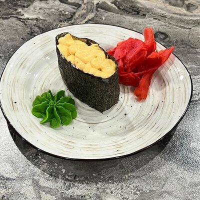 №93 Гункан с мидиями в Суши-бар Макото по цене 100 ₽