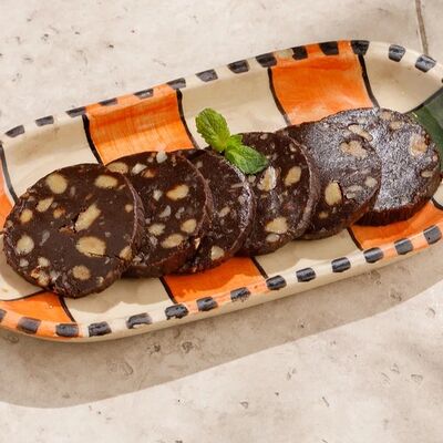 Шоколадная колбаса в Асканели Georgian Bistro по цене 410 ₽