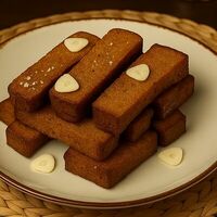 Сухарь пивной с чесноком в Серега Жарит