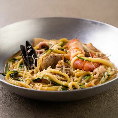 Цукини-паста с морепродуктами в Охотка по цене 490 ₽