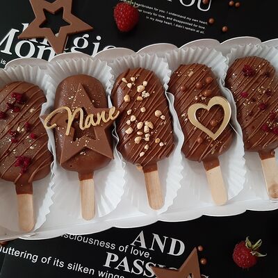 Чизкейки для папы 5 шт. в Чародейка сладостей по цене 1960 ₽