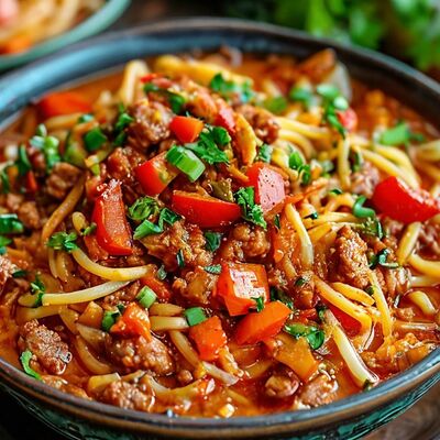 Лагман уйгурский в Mangal по цене 480 ₽